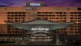 Hilton ehrt Gold/Diamond Challenge - 5/10 Nächte bis Gold/Diamond
